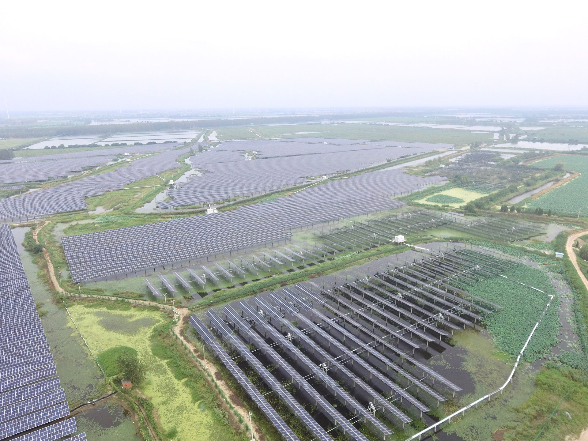 Kaiyun (中国)智能科技江苏扬州宝应光伏发电应用领跑基地2号100兆瓦项目